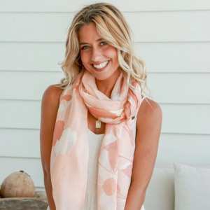Coral Dreamy Scarf