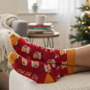 Gifts For Him: Christmas Beer Socks