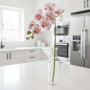 76cm Pink Orchid Artificial Stem