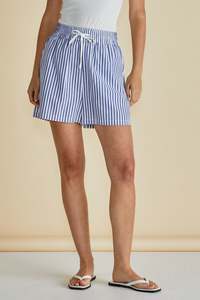 Betty Basics Blue Stripe Jovie Shorts