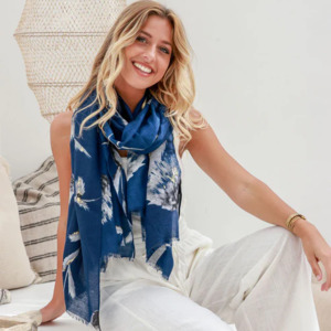 Accessories: Midnight Whisper Bloom Scarf