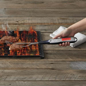 Drinking Gifts: Digital Thermometer BBQ Fork