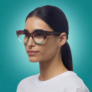 Okkia Havana Blue Claudia Reader Glasses