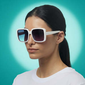 Okkia Alessia Optical White Sunglasses