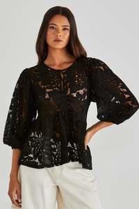 Fate Becker: Sass Hilde Peplum Blouse