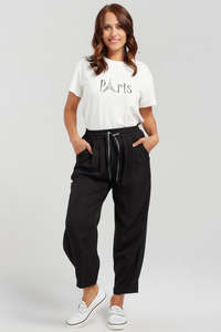 BLACK SHELBY PANT