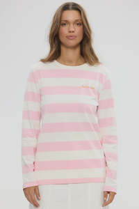 Fashion: Pink Stripe Roam Tee
