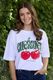 Stella + Gemma White Cherries Print Tee