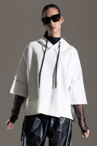 Fashion: Bone & Arrow White Noliv Hoodie