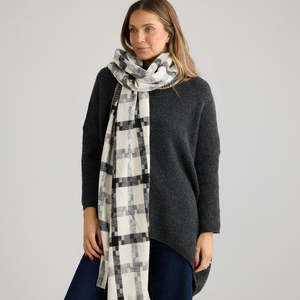 Gifts For Her: White Fargo Scarf