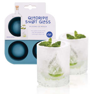 Gifts For Him: Quadruple Shot Glass Ice Mould