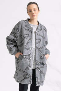 Tops: Blacklist Grey Xene Jacket