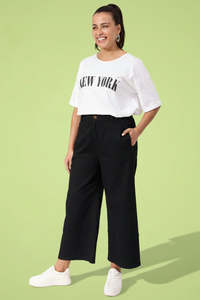 Pants: Haven Black Panama Pant