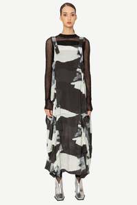 Skirts Dresses: Bone & Arrow Glacier Print Valen Dress