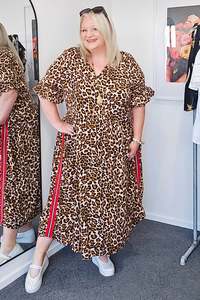 Lemon Tree Leopard Print Leona Dress