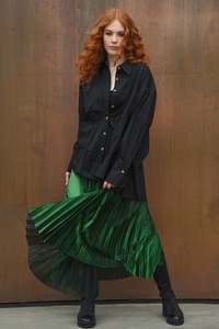 Skirts Dresses: Curate Forever Long Skirt Green