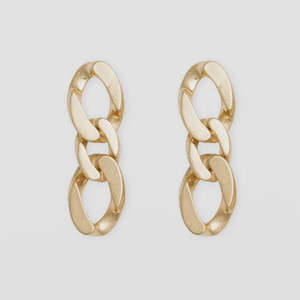 Stella + Gemma Gold Chain Link Earrings