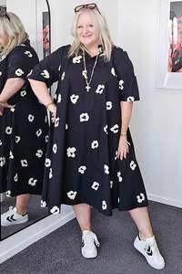 Clearance: Betty Basics Swing Savannah Shirt Dress