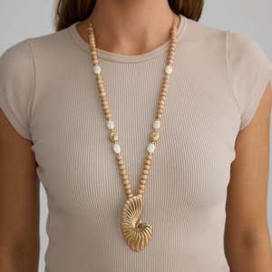 Jewellery 1: Gold Mornington Shell Necklace