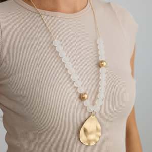 Jewellery 1: Bead & Gold Redcliffe Necklace