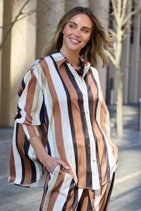 Brave & True Oakley Stripe Homestead Shirt