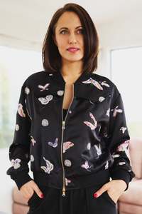 Jackets Coats: Seduce Midnight Veil Camille Jacket