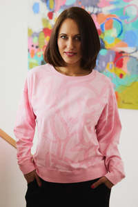 Zafina Pink Hearts Verona Sweatshirt