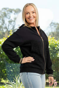 Seduce: Zafina Black Helina Hoodie