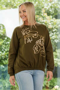 Seduce: Zafina Khaki Marissa Jumper