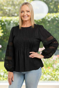 Seduce: Seduce Black Fatima Top