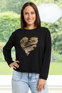 Seduce Blaze Black Sweatshirt