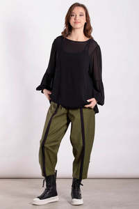 Deeanne Hobbs Bay Leaf Direction Pants