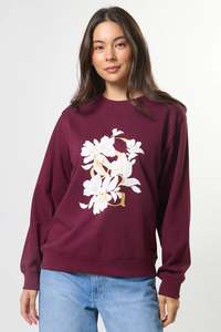 Tops: Stella + Gemma Burgundy Beauty Essential Sweater