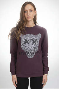 Tops: Federation Merlot Flying Crew Sweatshirt