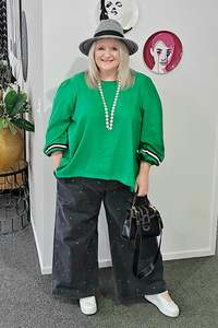 Jellicoe Green Claire Top