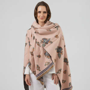Stella + Gemma Pink Floral Cape