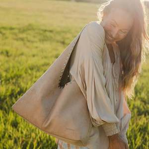 Louenhide Blonde Hailey Suedette Shoulder Bag