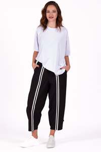 Deeanne Hobbs Stripe Noir Direction Pants