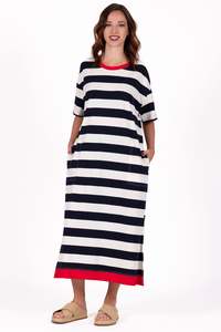 Jellicoe Navy Stripe Evie Dress
