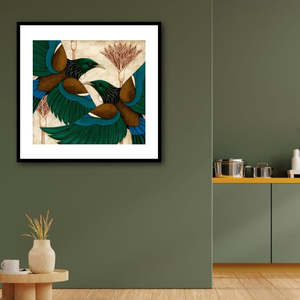 Kiwiana: Calling Me Back Framed NZ Artwork (Copy)