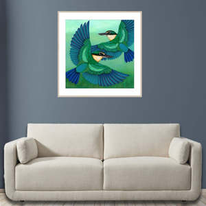 Kiwiana: Sacred Framed Artwork