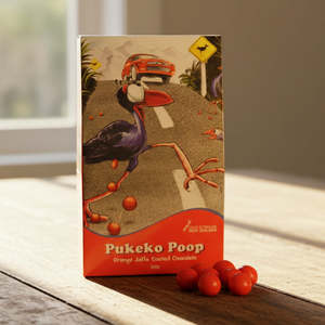 Kiwiana: Pukeko Poop Choc Jaffas