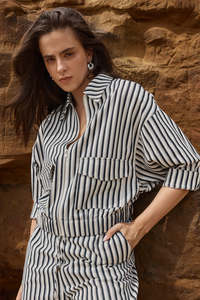 Tops: Sass Striped Rachel Jacket