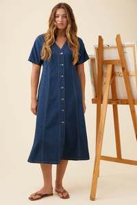 Isle of Mine Preston Denim Maxi Dress