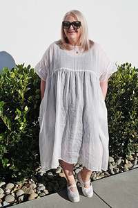Two by Two Reversible White Reina Dress