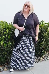 Blacklist Print Molly Skirt