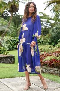Curate Blue Orchid Dreaming of Spring Dress