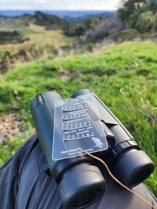 Products: HUNT-R Card Mini - Stadiametric Analogue Rangefinder. - Raptor Outfitters