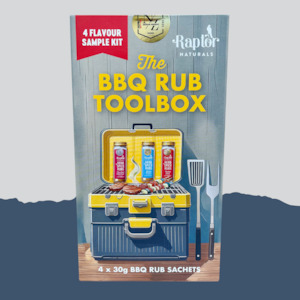 Giftboxes: BBQ Rub Toolbox - 4 Flavour Sample Kit