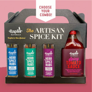 Giftboxes: Build your own Gift Box 3 Rubs + 1 Sauce